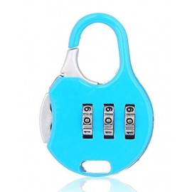 Stainless Steel Resettable Combination Padlock Round Shape