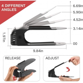 Adjustable Folding Shoe Slots Organizer