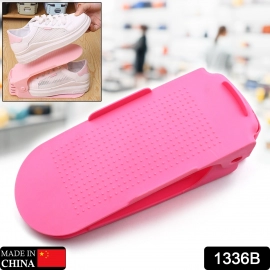 Adjustable Plastic Shoe Organizers | Adjustable Shoe Slots Organizer | Portable Shoe Rack