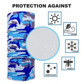 Multifunctional Unisex Neck Gaiter Headband For Dust And Sun Protection Headwear