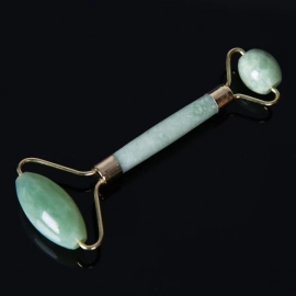 Smooth Facial Roller and Massager Natural Massage Jade Stone