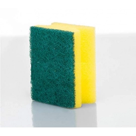 Scrub Sponge 2 in 1 Pad for Kitchen, Sink, Bathroom Cleaning Scrubber