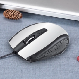 Wired Mouse For Laptop And Desktop Computer PC With Faster Response Time | Silver