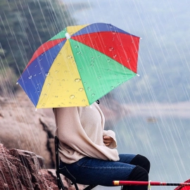 Hands Free Umbrella Hat to Protect from Sun and Rain