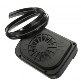 Plastic Auto Cool Solar Powered Ventilation Fan Keeps Your Parked Car Cool