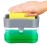 Liquid Soap Dispenser on Countertop with Sponge Holder For Pet