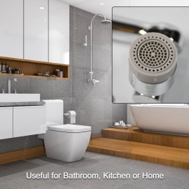 SPLASH FAUCET FILTER FAUCET, 1080 ROTATING FAUCET SPRAYER HEAD DOUBLE O-RING DESIGN