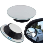 Blind Spot Round Wide Angle Adjustable Convex Rear View Mirror | Pack of 2