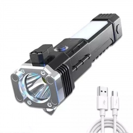 Portable 3w Rechargeable Torch LED Flashlight Long Distance Beam Range