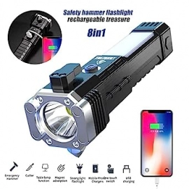 Portable 3w Rechargeable Torch LED Flashlight Long Distance Beam Range