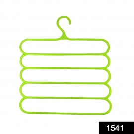 Premium Wardrobe Storage Organizer 5 in 1 Multipurpose Plastic Hanger