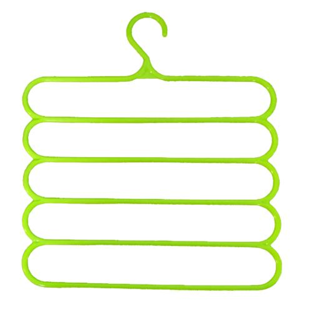 Premium Wardrobe Storage Organizer 5 in 1 Multipurpose Plastic Hanger