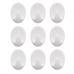 Self Adhesive Plastic Wall Hook Set for Home Kitchen and Other Places (Pack of 9)