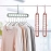 Anti Skid Plastic 9 Holes Magic Wardrobe Folding Hangers