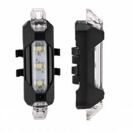 Rechargeable Bicycle Front Waterproof LED Light | White