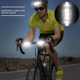 Rechargeable Bicycle Front Waterproof LED Light | White