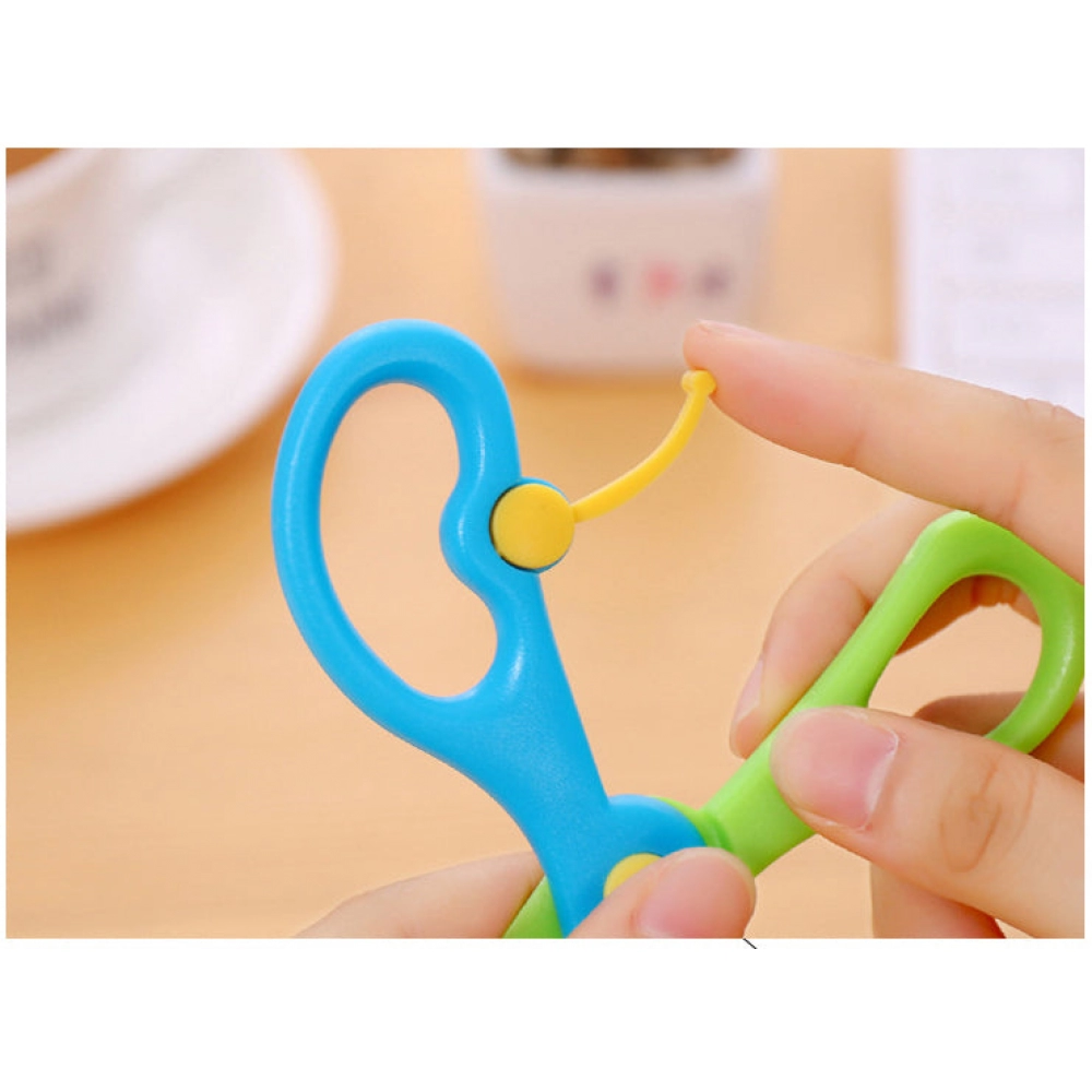 JIALEEY Plastic Child-Safe Scissor Set, Toddlers Training Scissors