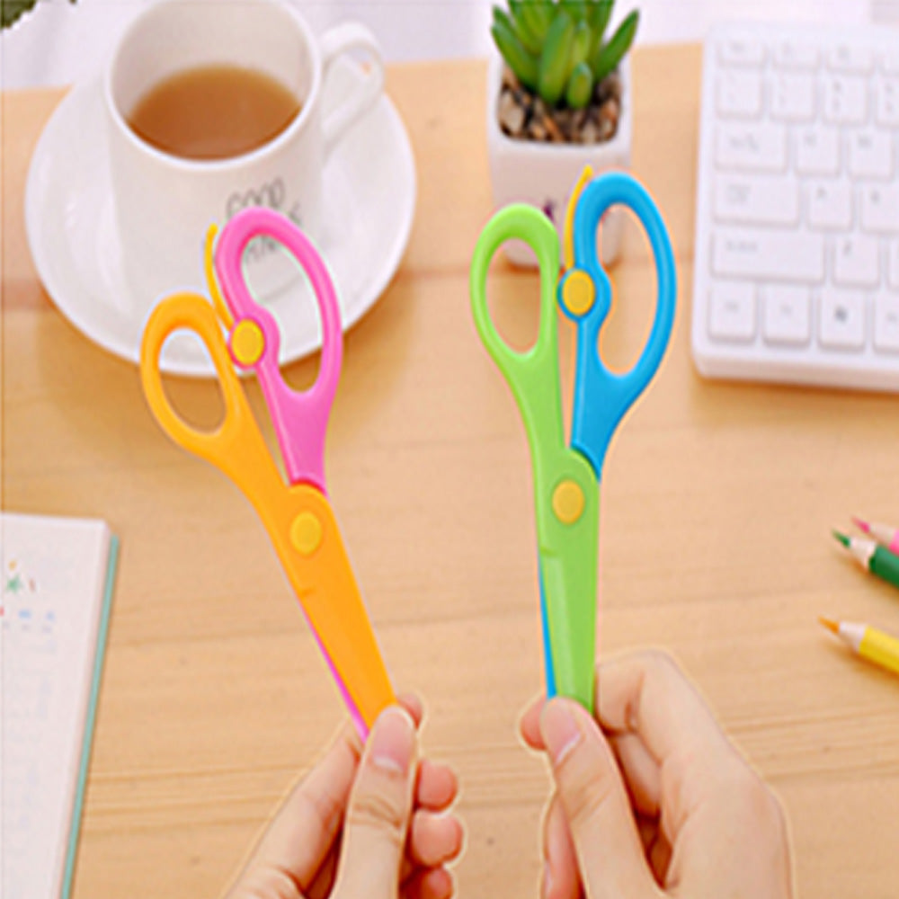 Wholesale Wholesale Plastic Childrens Safety Scissors DIY Scale