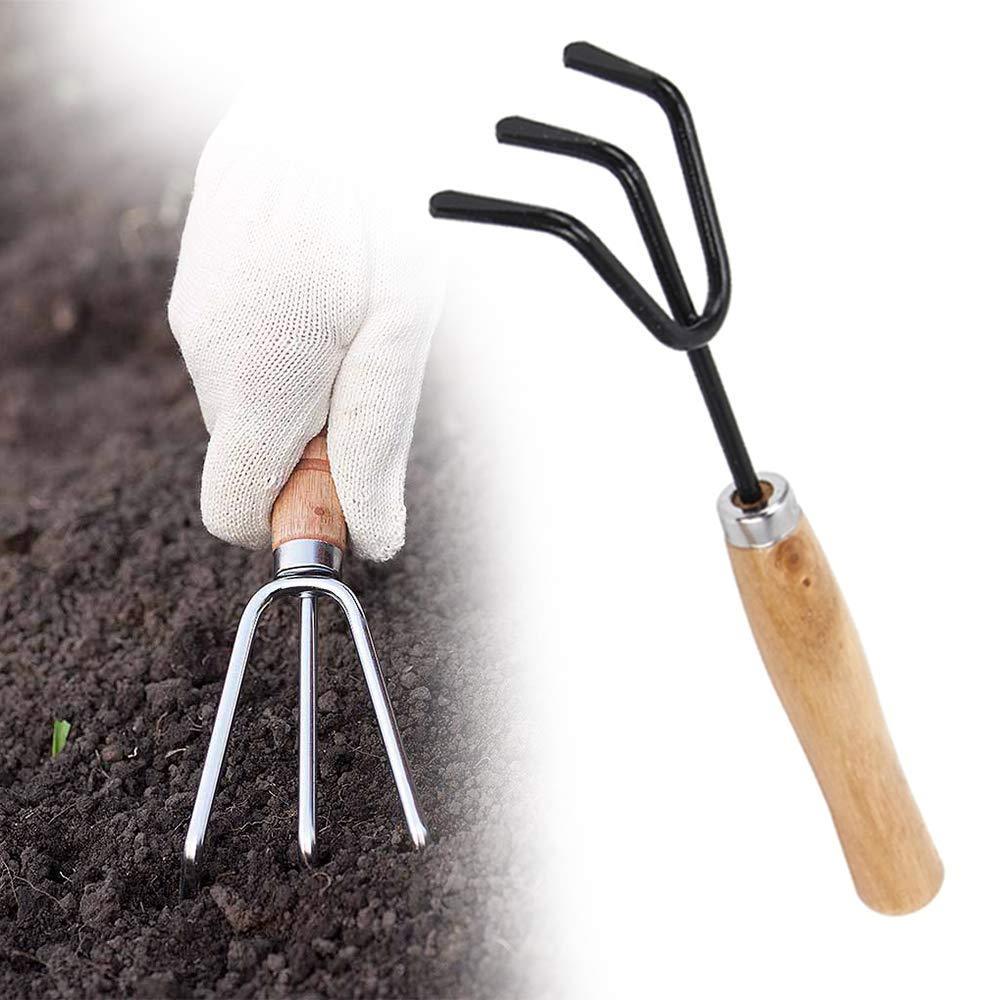 Gardening Tools Seed Handheld Shovel Rake Spade Trowel with Pruning Shear