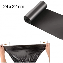 Garbage Bags Medium Size Black Colour (24 x 32)