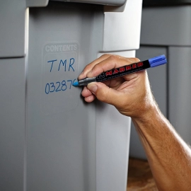 Blue Permanent Markers for White Board | Pack Of 12 