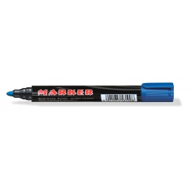 Blue Permanent Markers for White Board | Pack Of 12 