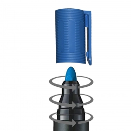 Blue Permanent Markers for White Board | Pack Of 12 