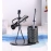 Iron Musician Playing Bass Guitar Pen Stand Showpiece