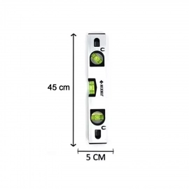 Spirit Level Carpenters Level Magnetic Carpenter's Level  Overhead Viewing Slot for Levelling, Furniture and Construction