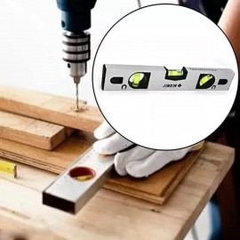 Spirit Level Carpenters Level Magnetic Carpenter's Level  Overhead Viewing Slot for Levelling, Furniture and Construction