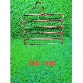 Multipurpose Multi-Layer 5-in-1 Plastic Hanger Clothes Organiser