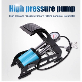 Portable High Pressure Foot Air Pump Compressor for Car and Bike