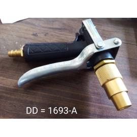 Durable Gold Color Trigger Hose Nozzle Water Lever Spray