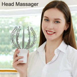 Electric Octopus Claw Scalp Massager Stress Relief Therapeutic Head Scratcher