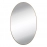 Oval Frame Less Mirror Wall Sticker for Dressing