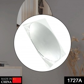 Oval Frame Less Mirror Wall Sticker for Dressing