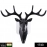 Deer Head Self Adhesive Wall Door Hook Hanger