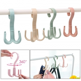 4-Claw Multi-Function 360 Degree Rotatable Purse Rack Handbag Hanger Hook