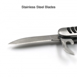 Outdoor Cutlery Picnic Tableware Stainless Steel 5-in-1