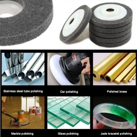 100mm Nylon Fiber Polishing Wheel Grinding Disc For Angle Grinder | 1Pc