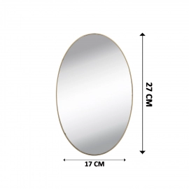 Oval Shape 3D Mirror Sticker Used In All Kinds Of Household And Official Purposes As A Sticker