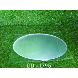 Oval Shape 3D Mirror Sticker Used In All Kinds Of Household And Official Purposes As A Sticker
