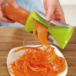 Portable Spiralizer Vegetable Slicer Handheld Spiralizer Peeler | Stainless Steel