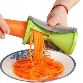 Portable Spiralizer Vegetable Slicer Handheld Spiralizer Peeler | Stainless Steel