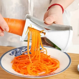 Portable Spiralizer Vegetable Slicer Handheld Spiralizer Peeler | Stainless Steel