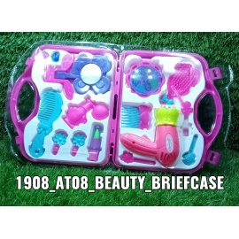 Beauty Make up Set for Kids Girls with Fold-able Suitcase (Multicolour)
