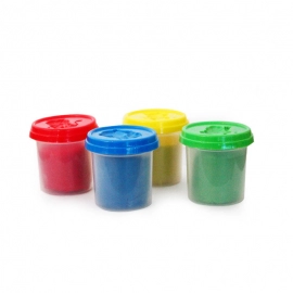 Non-Toxic Creative 100 Dough Clay 5 Different Colors, (Pack of 5 Pcs)