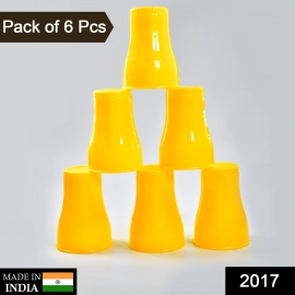 Plastic Glass, Freezer Safe Glass | 300ml | Set of 6