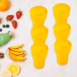 Plastic Glass, Freezer Safe Glass | 300ml | Set of 6