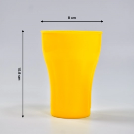 Plastic Glass, Freezer Safe Glass | 300ml | Set of 6